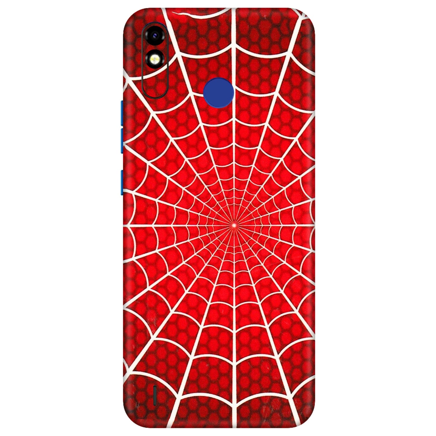 Tecno Phone Skins (All Models) - Classic Spidey Web - 3D Embossed Finish (L-115) Tecno Spark Go Plus