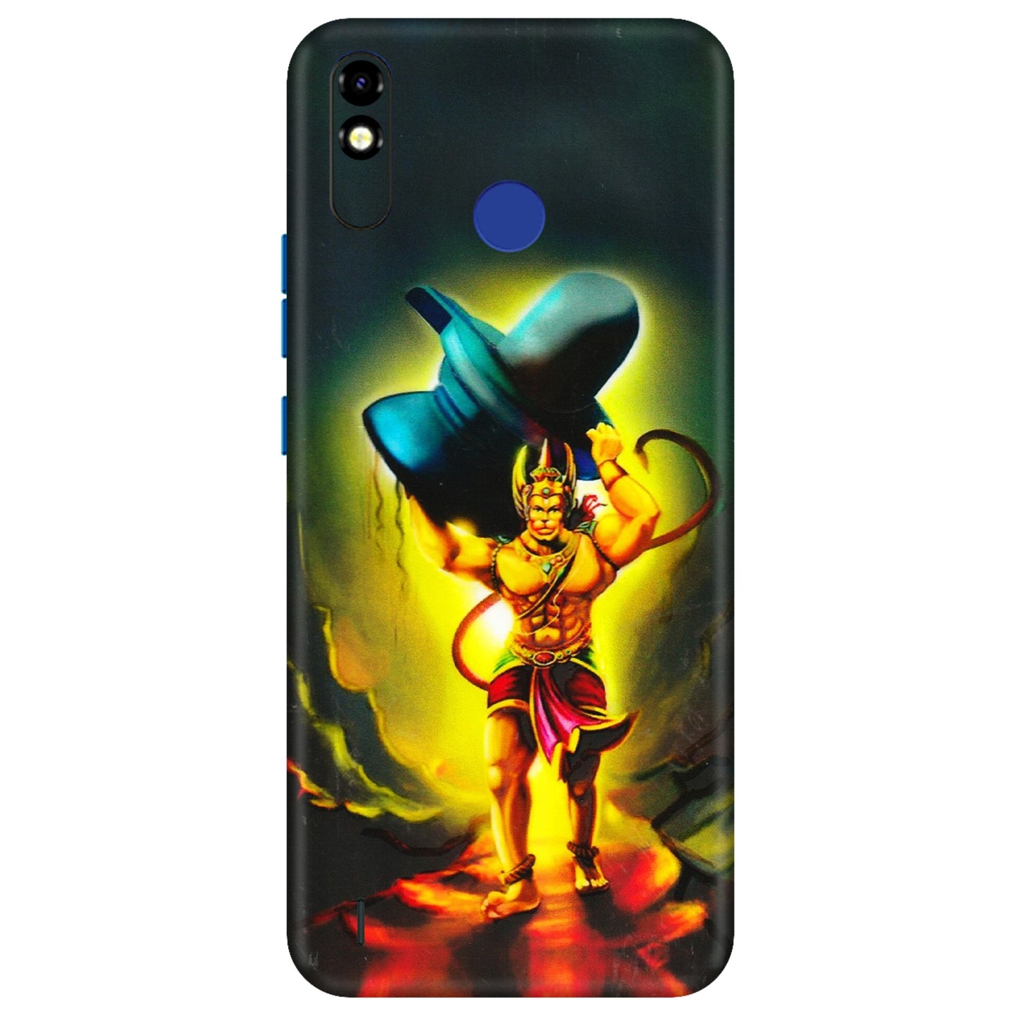 Tecno Phone Skins (All Models) - Hanuman Ji - 3D Embossed Finish (L-128) Tecno Spark Go Plus
