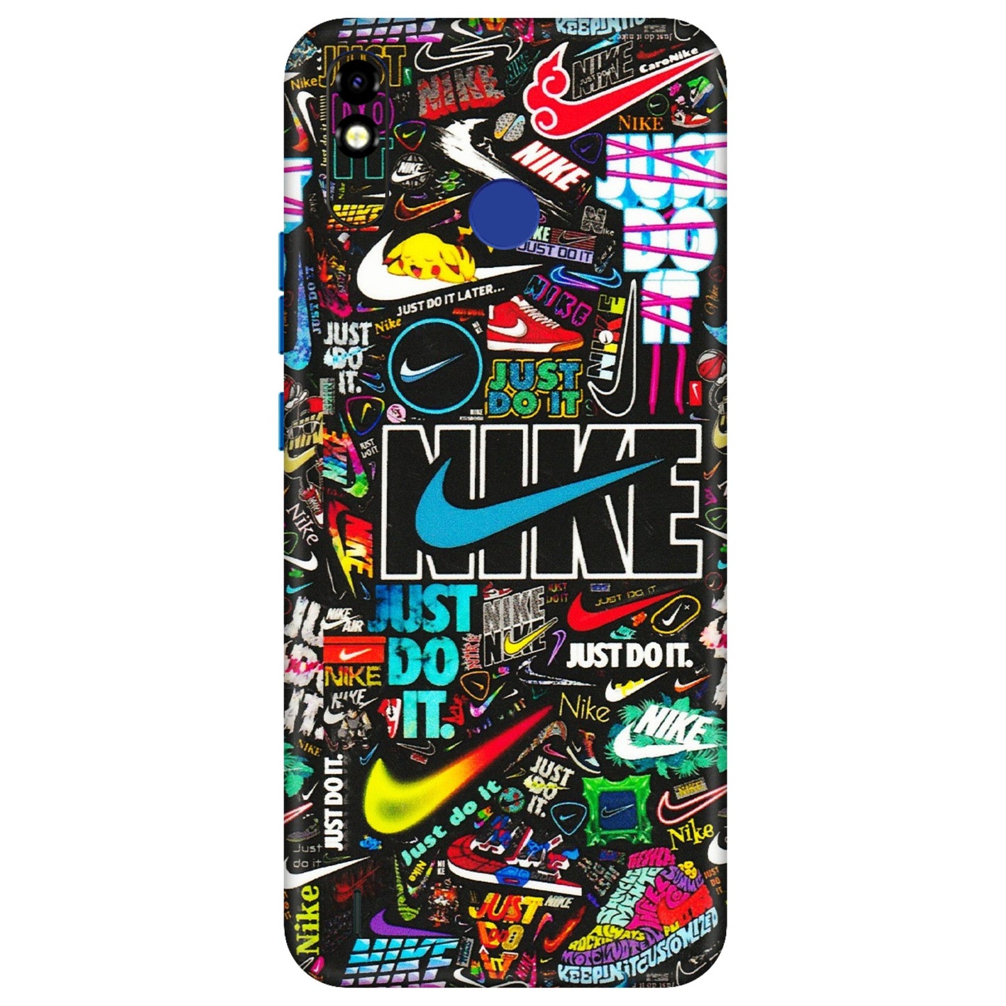 Tecno Phone Skins (All Models) - Just Do It Doodles - 3D Embossed Finish (L-166) Tecno Spark Go Plus