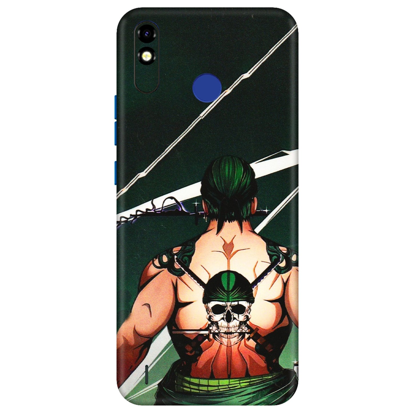 Tecno Phone Skins (All Models) - Zoro Anime - 3D Embossed Finish (L-23) Tecno Spark Go Plus