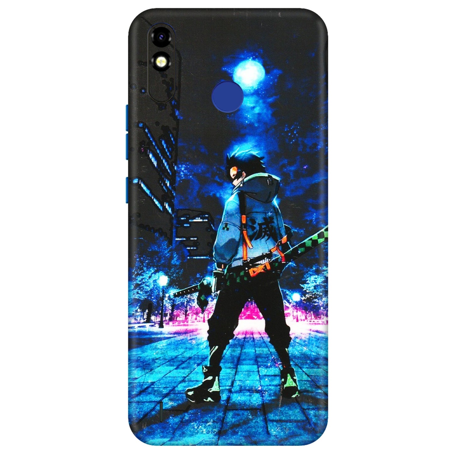 Tecno Phone Skins (All Models) - Demon Slayer Sword - 3D Embossed Finish (L-247) Tecno Spark Go Plus