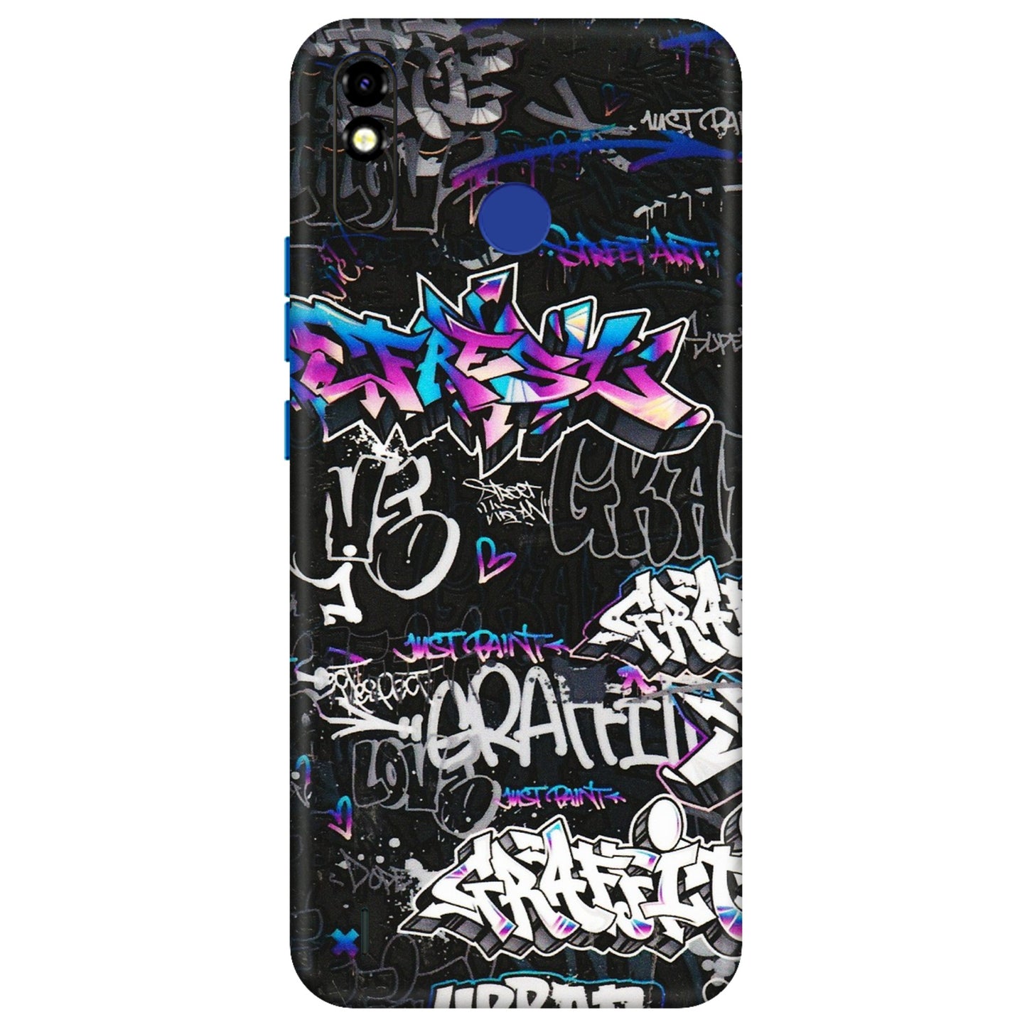 Tecno Phone Skins (All Models) - Graffiti Killer - 3D Embossed Finish (L-274) Tecno Spark Go Plus