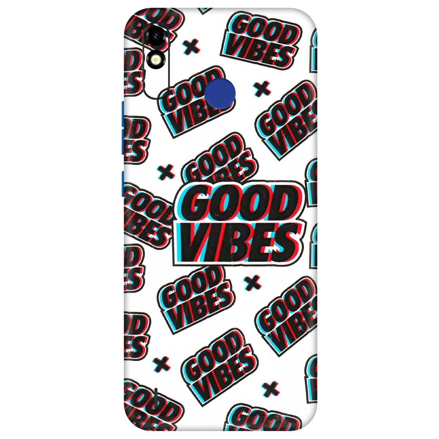Tecno Phone Skins (All Models) - Good Vibes - 3D Embossed Finish (L-282) Tecno Spark Go Plus