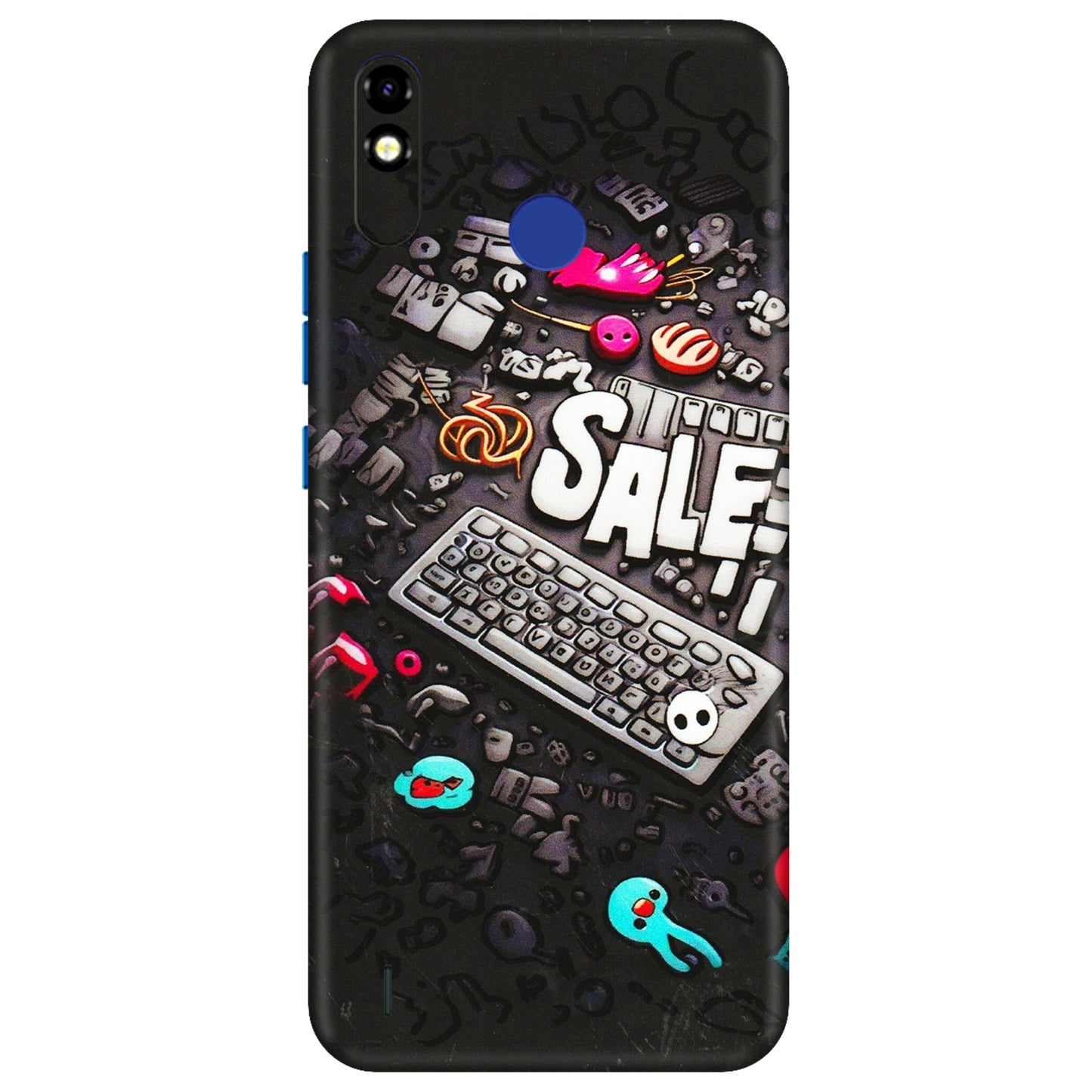 Tecno Phone Skins (All Models) - Gadgets Sale - 3D Embossed Finish (L-50) Tecno Spark Go Plus