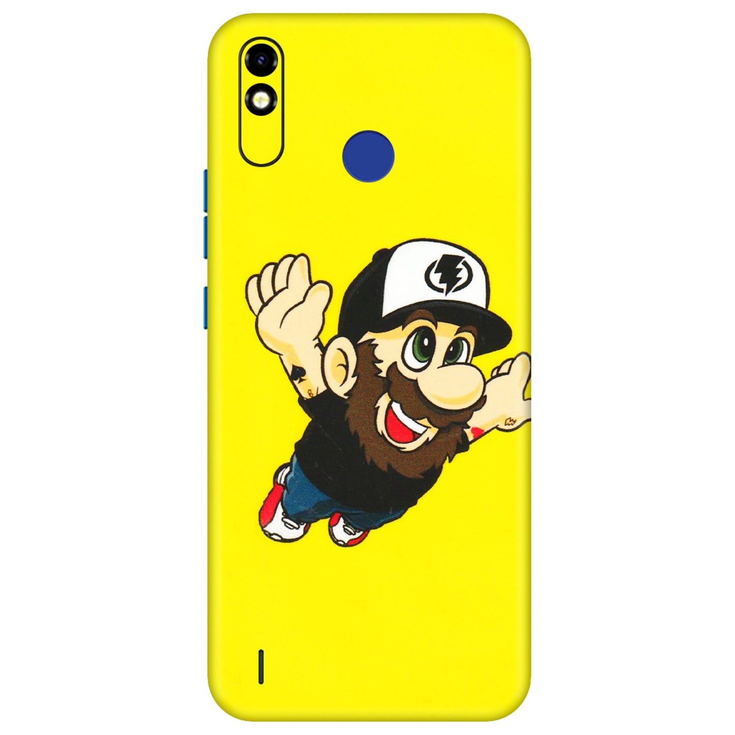 Tecno Phone Skins (All Models) - Flying Beardo - 3D Embossed Finish (L-60) Tecno Spark Go Plus
