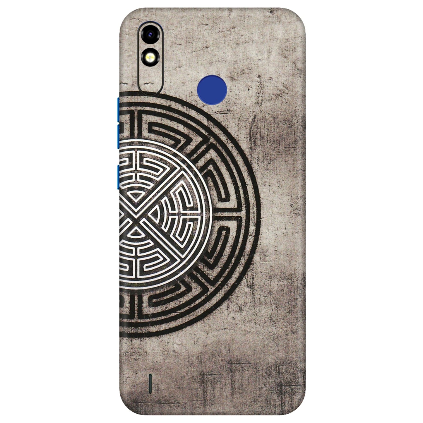 Tecno Phone Skins (All Models) - Mysterious Circular Design - 3D Embossed Finish (L-63) Tecno Spark Go Plus