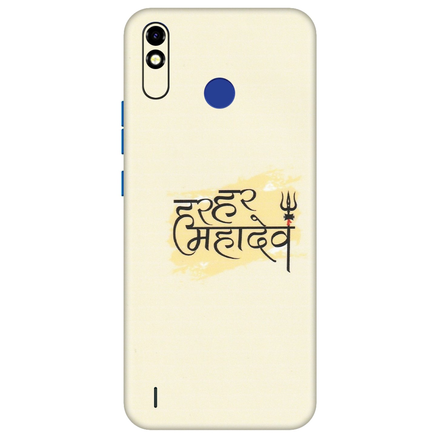 Tecno Phone Skins (All Models) - Har Har Mahadev - Matte Finish (M-10) Tecno Spark Go Plus