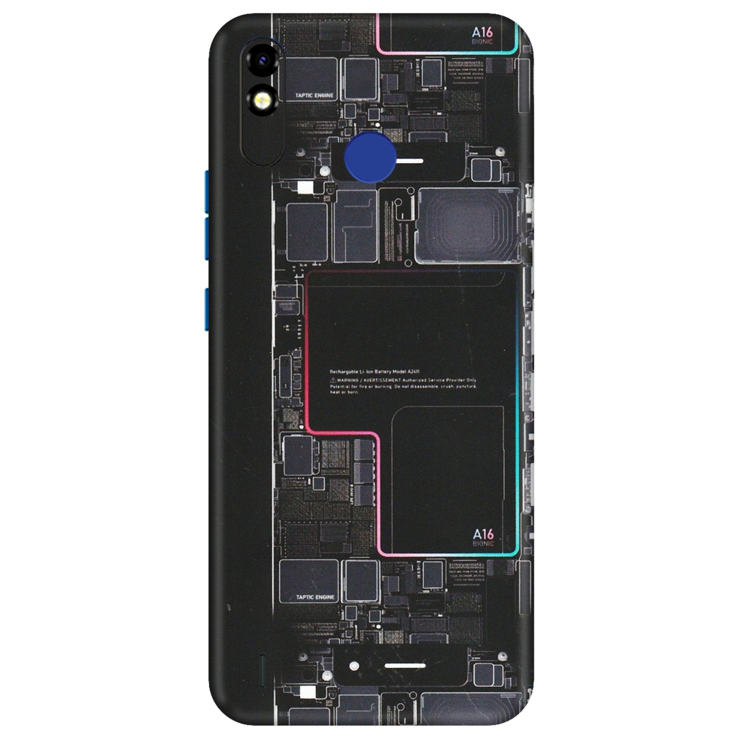 Tecno Phone Skins (All Models) - Motherboard Circuit Layout - Matte Finish (M-117) Tecno Spark Go Plus