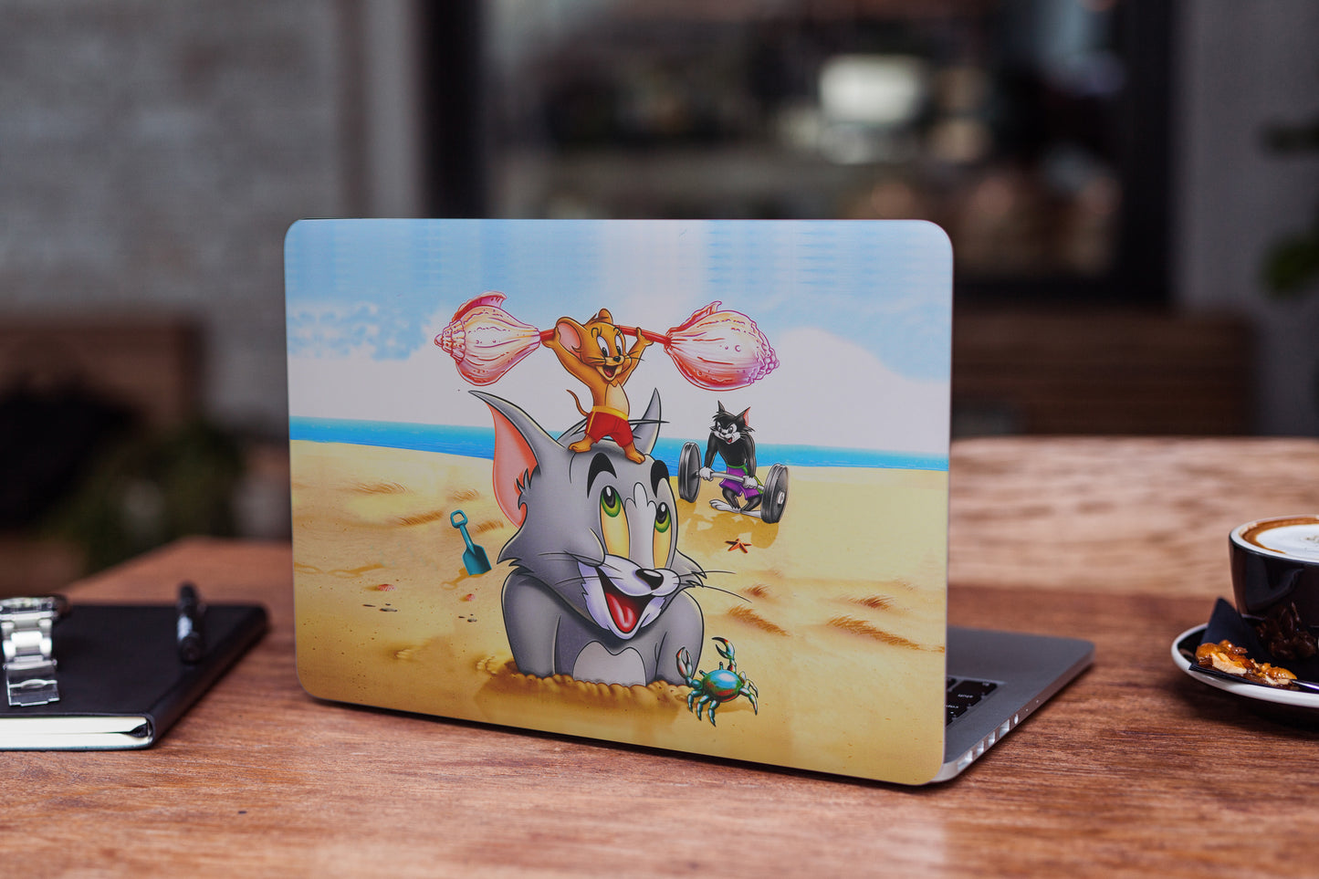 Tom N Jerry Fun 3D Textured Laptop Skin - Skinly