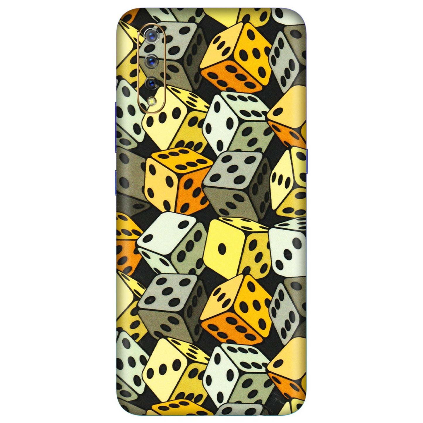 VIVO Z/V/X/T/U/S Series Phone Skins (All Models) - Dices Of Life - 3D Embossed Finish (L-04) Vivo S1