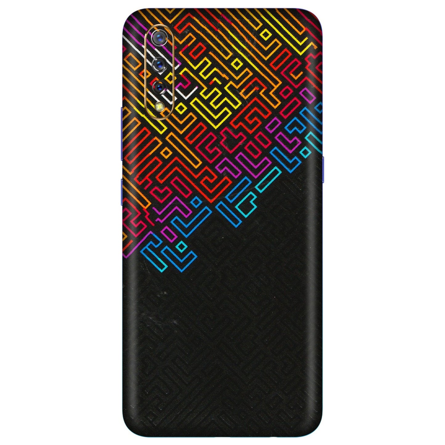 VIVO Z/V/X/T/U/S Series Phone Skins (All Models) - Dotme Pattern Art - 3D Embossed Finish (L-121) Vivo S1