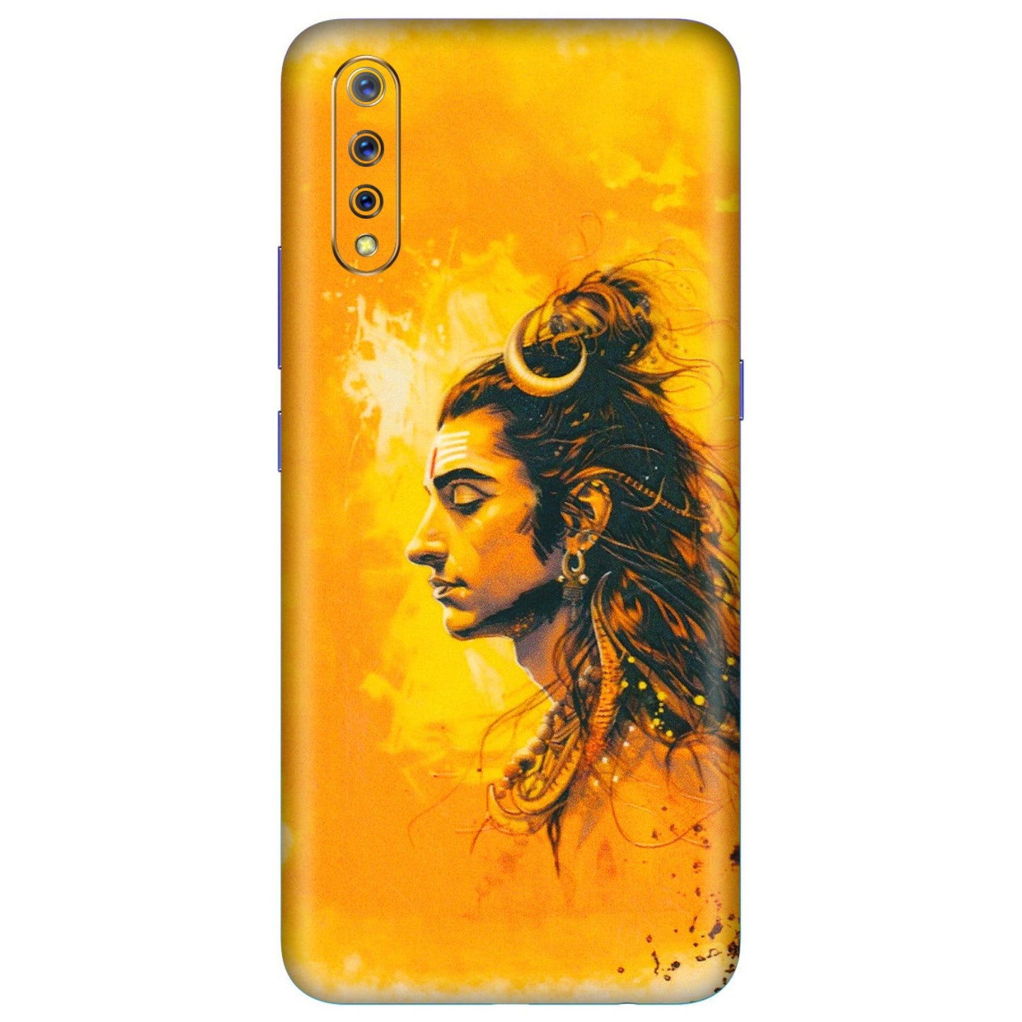 VIVO Z/V/X/T/U/S Series Phone Skins (All Models) - Shiv Shakti - 3D Embossed Finish (L-14) Vivo S1