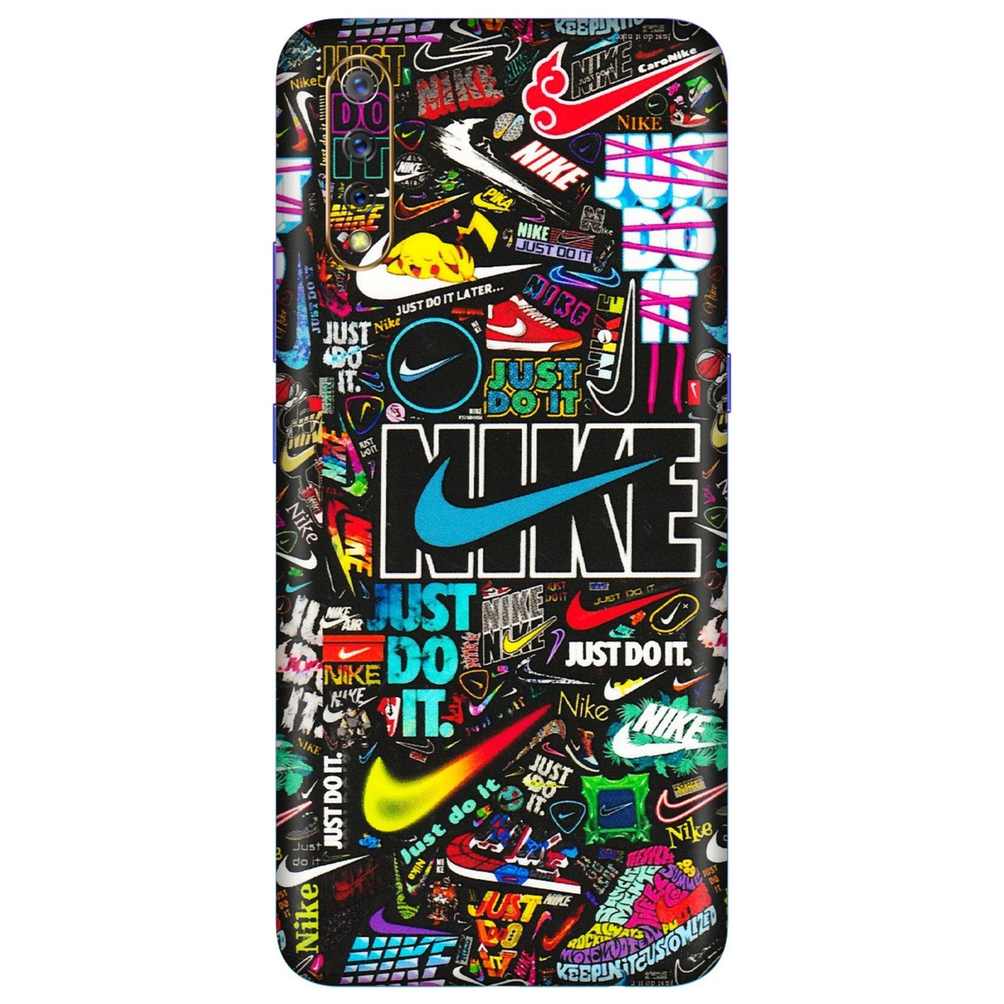 VIVO Z/V/X/T/U/S Series Phone Skins (All Models) - Just Do It Doodles - 3D Embossed Finish (L-166) Vivo S1