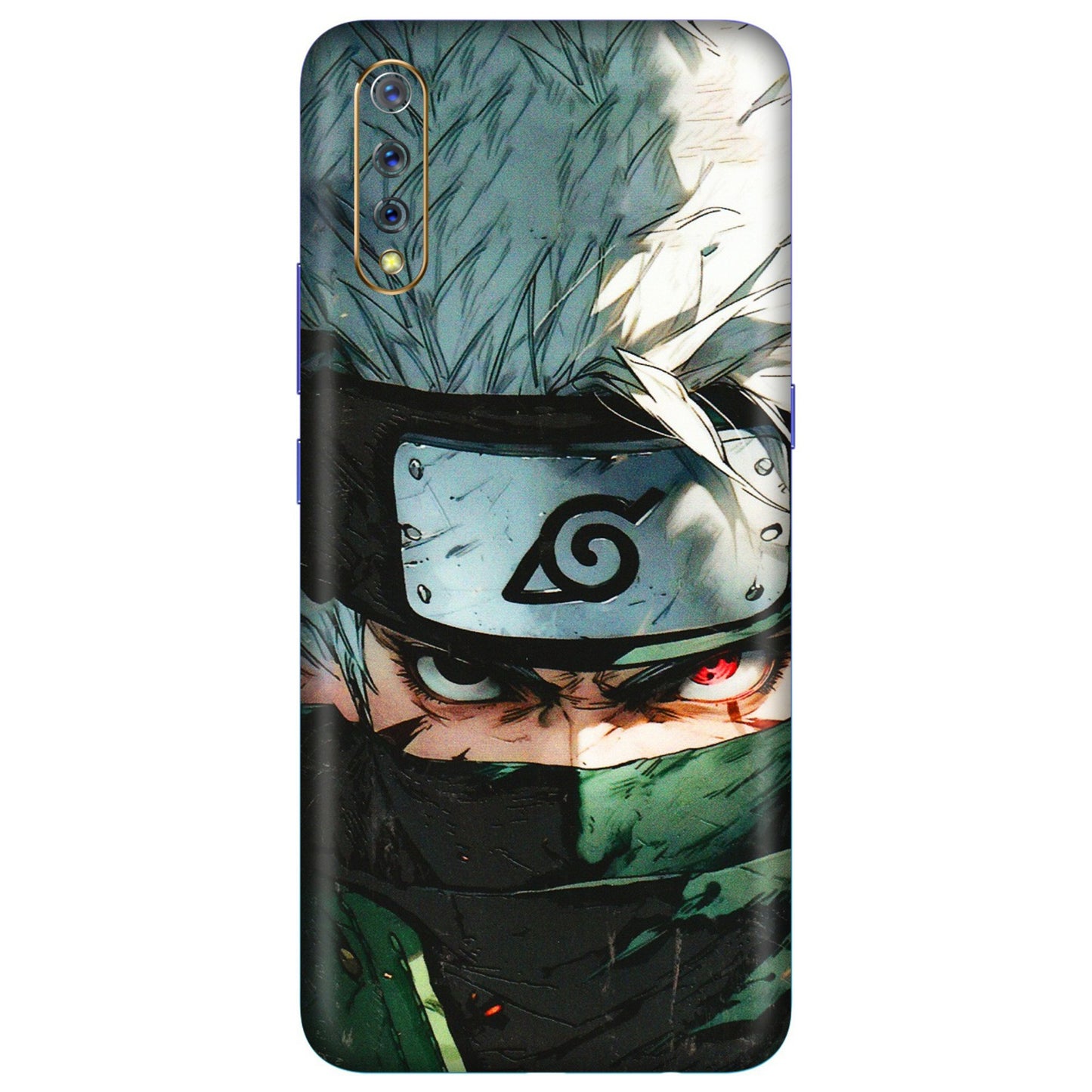 VIVO Z/V/X/T/U/S Series Phone Skins (All Models) - Kakashi Red Eye Focus - 3D Embossed Finish (L-227) Vivo S1