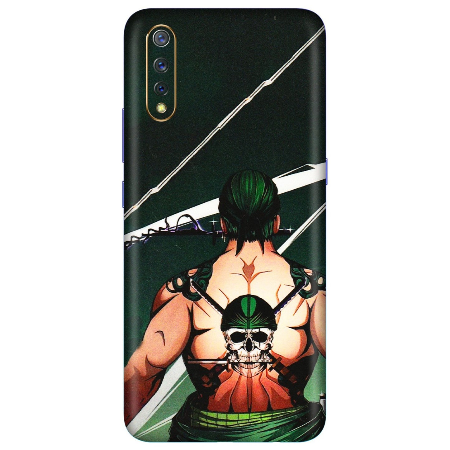 VIVO Z/V/X/T/U/S Series Phone Skins (All Models) - Zoro Anime - 3D Embossed Finish (L-23) Vivo S1
