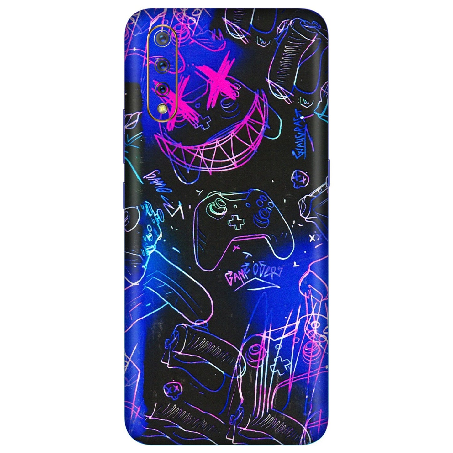 VIVO Z/V/X/T/U/S Series Phone Skins (All Models) - Gamers Paradise - 3D Embossed Finish (L-258) Vivo S1