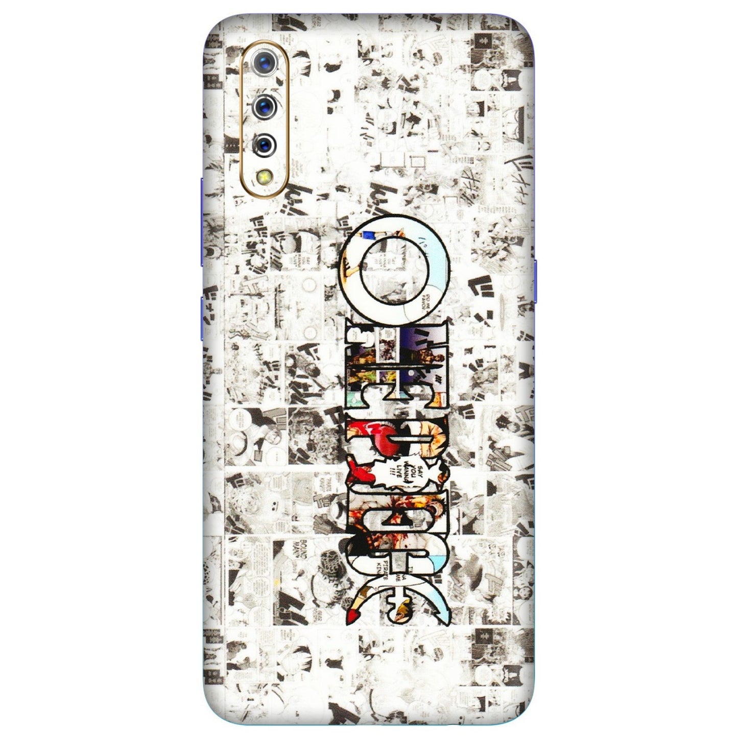VIVO Z/V/X/T/U/S Series Phone Skins (All Models) - One Piece Manga - 3D Embossed Finish (L-26) Vivo S1