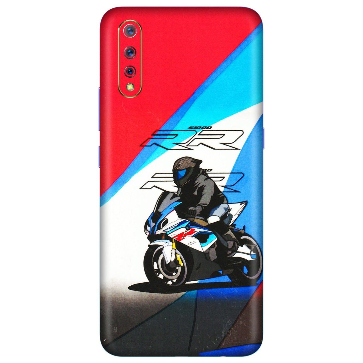 VIVO Z/V/X/T/U/S Series Phone Skins (All Models) - Bikers Love - 3D Embossed Finish (L-58) Vivo S1