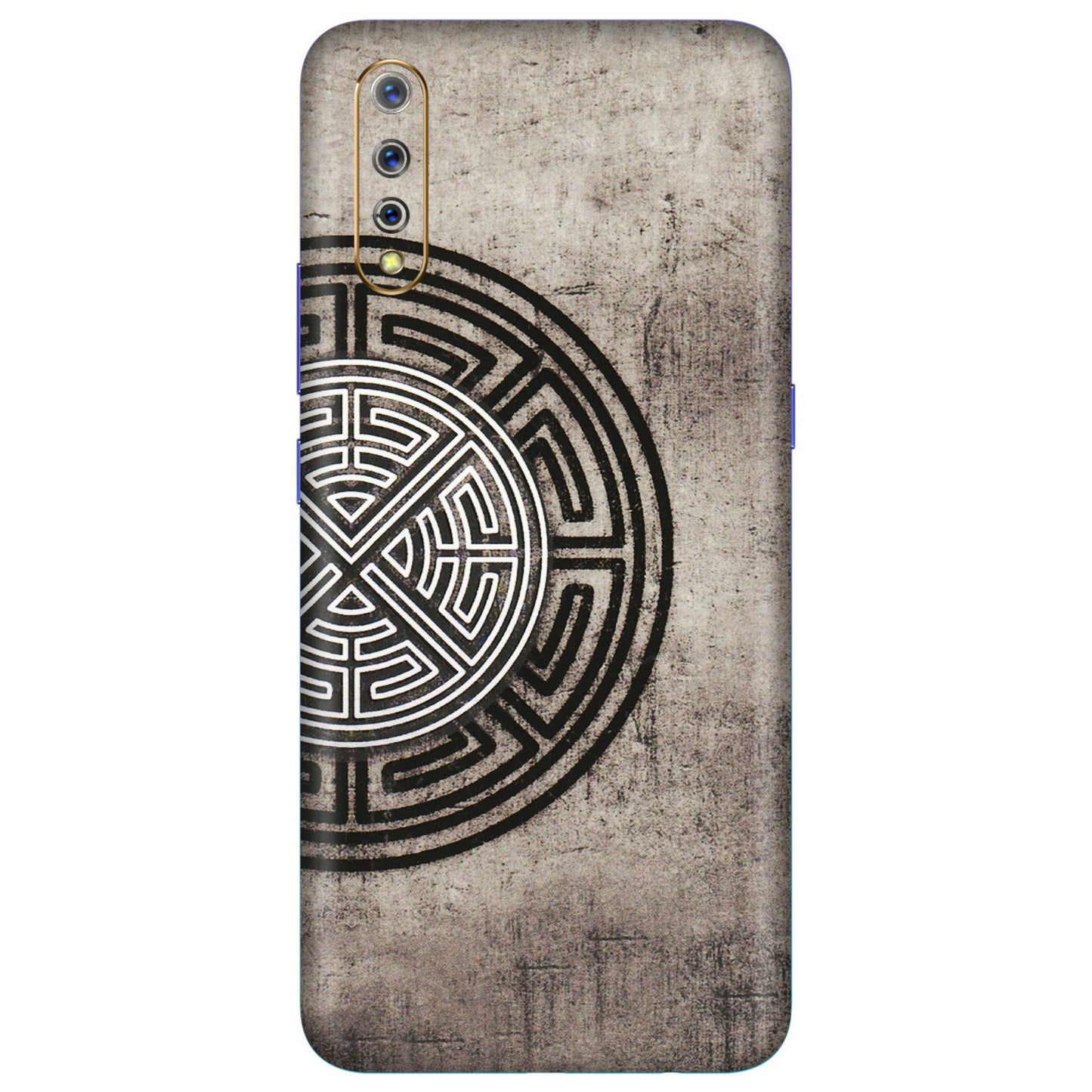 VIVO Z/V/X/T/U/S Series Phone Skins (All Models) - Mysterious Circular Design - 3D Embossed Finish (L-63) Vivo S1