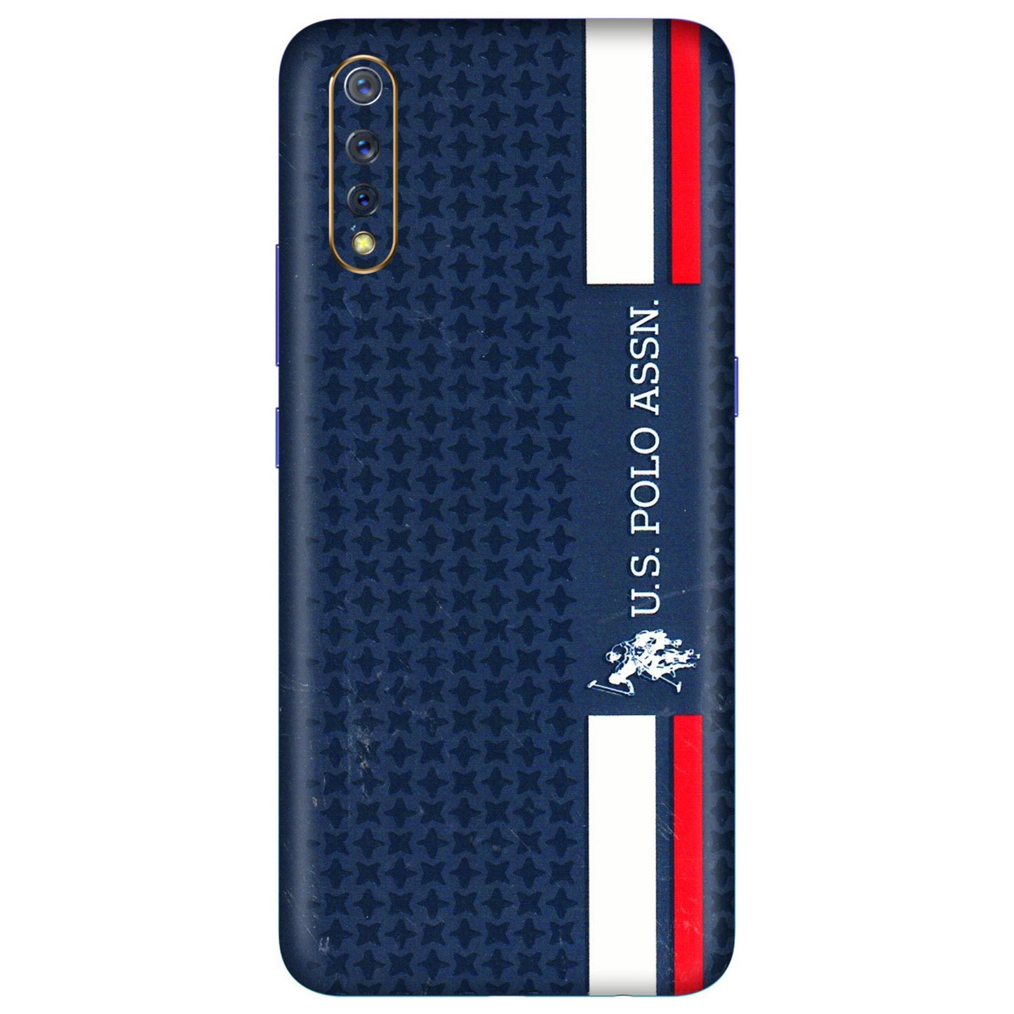 VIVO Z/V/X/T/U/S Series Phone Skins (All Models) - US POLO Designer Brand - 3D Embossed Finish (L-65) Vivo S1