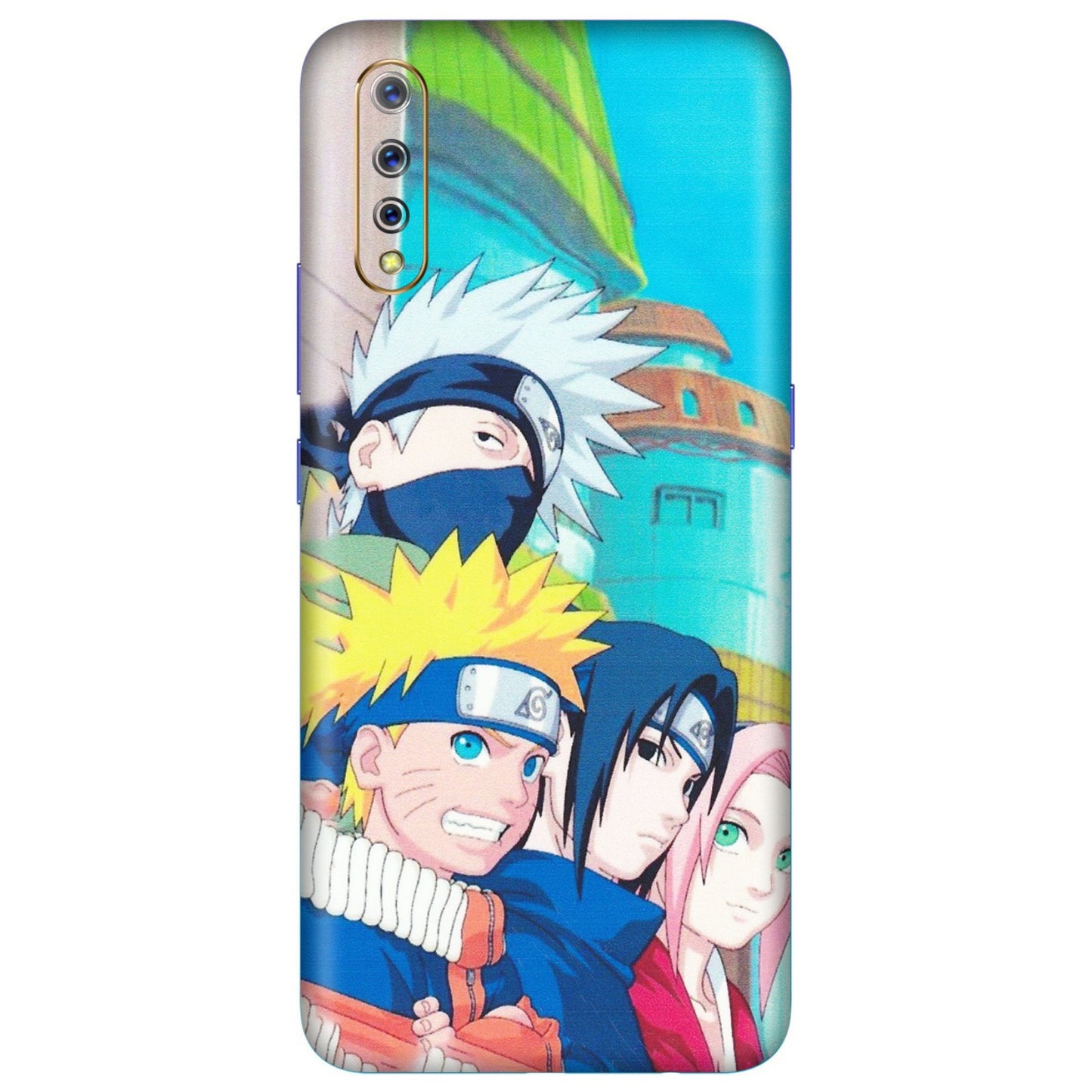 VIVO Z/V/X/T/U/S Series Phone Skins (All Models) - Team Minato And Kakashi - Matte Finish (M-101) Vivo S1