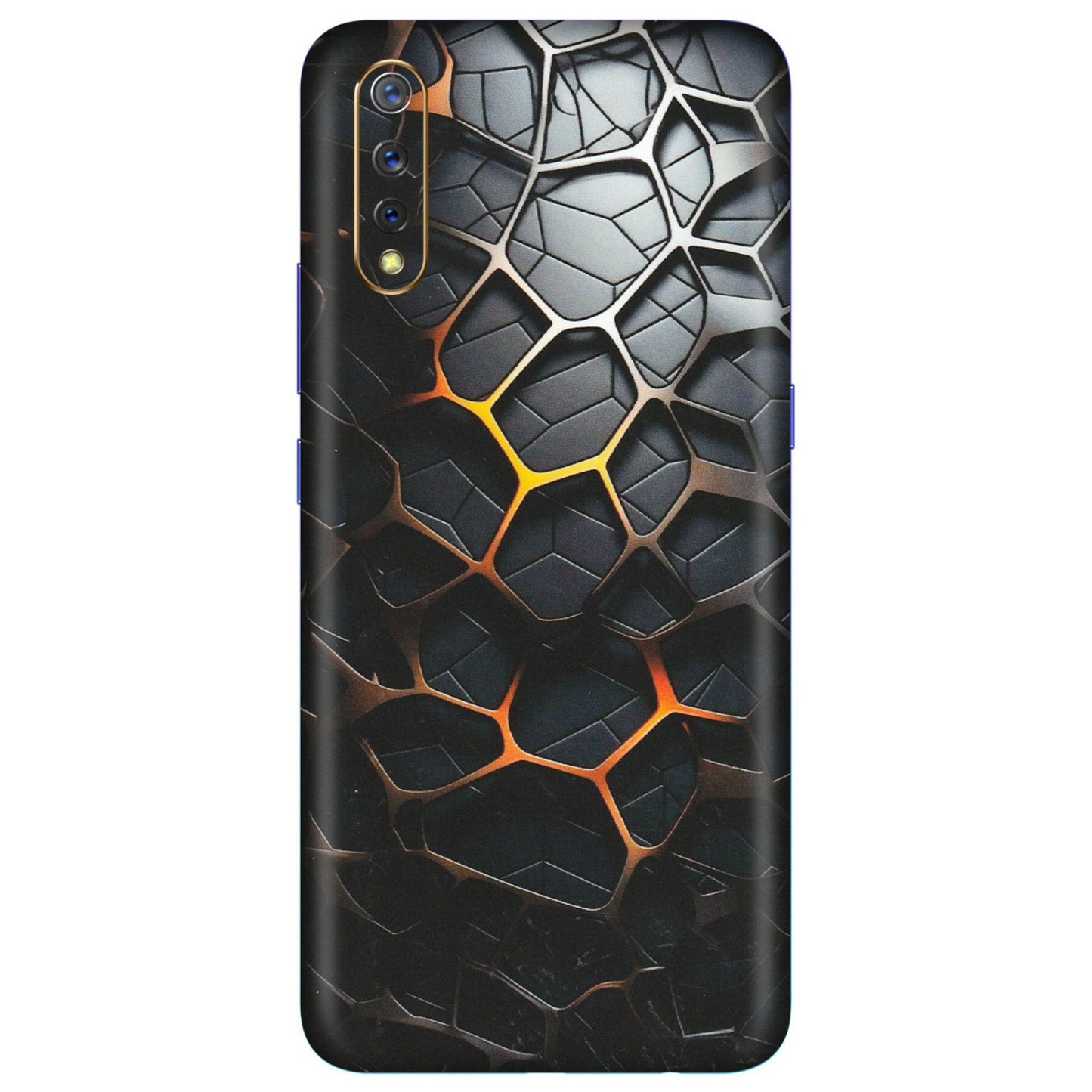 VIVO Z/V/X/T/U/S Series Phone Skins (All Models) - New Abstract Graphite Tiles - Matte Finish (M-130) Vivo S1