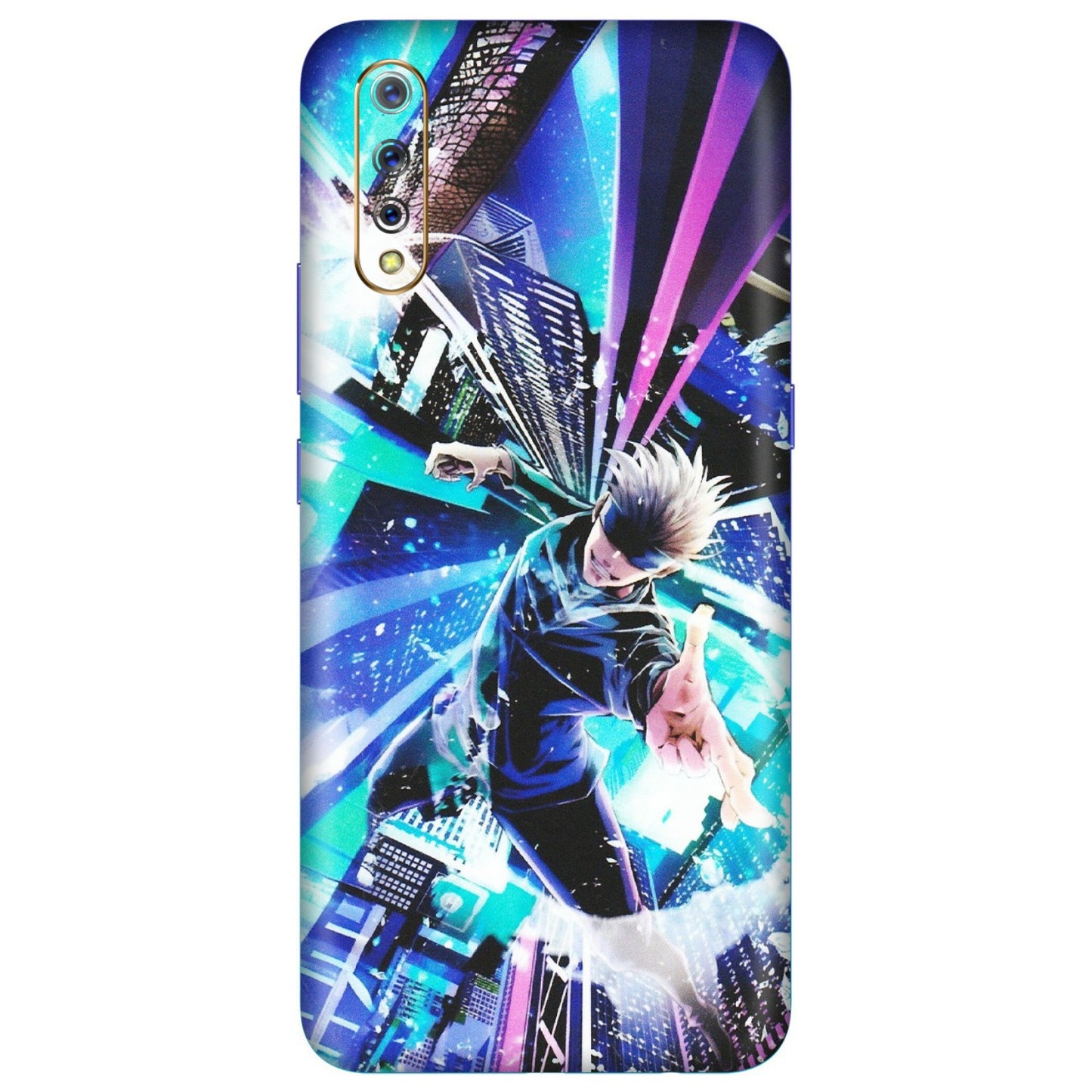 VIVO Z/V/X/T/U/S Series Phone Skins (All Models) - Manga Action Jujustu Kaisen Anime - Matte Finish (M-155) Vivo S1
