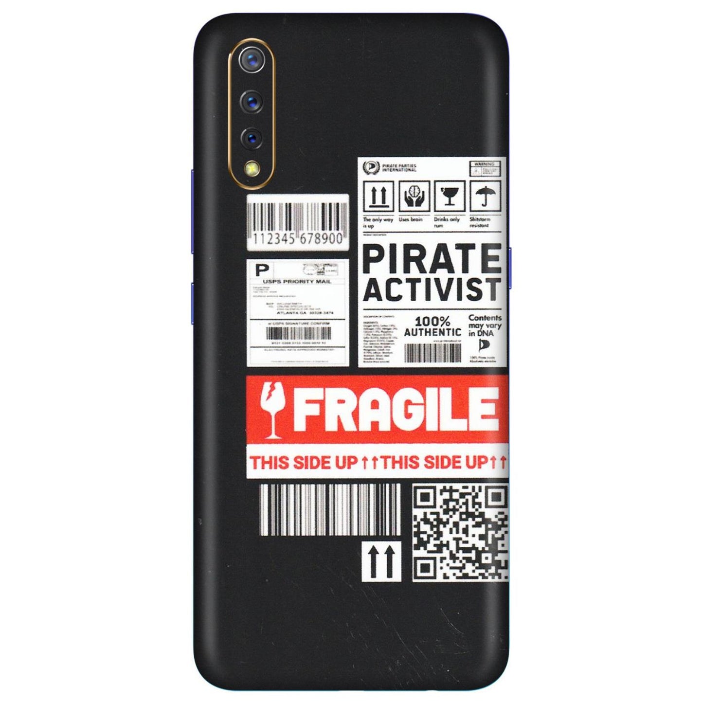 VIVO Z/V/X/T/U/S Series Phone Skins (All Models) - Handle With Care - Matte Finish (M-99) Vivo S1