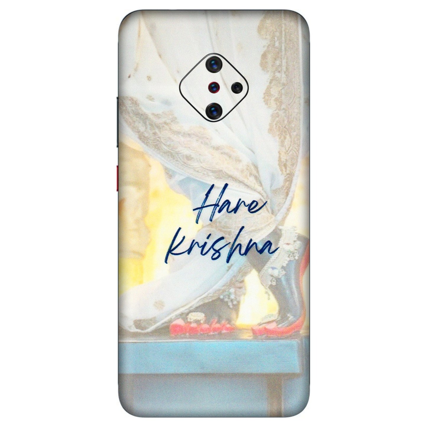 VIVO Z/V/X/T/U/S Series Phone Skins (All Models) - Hare Krishna - 3D Embossed Finish (L-03) Vivo S1 Pro