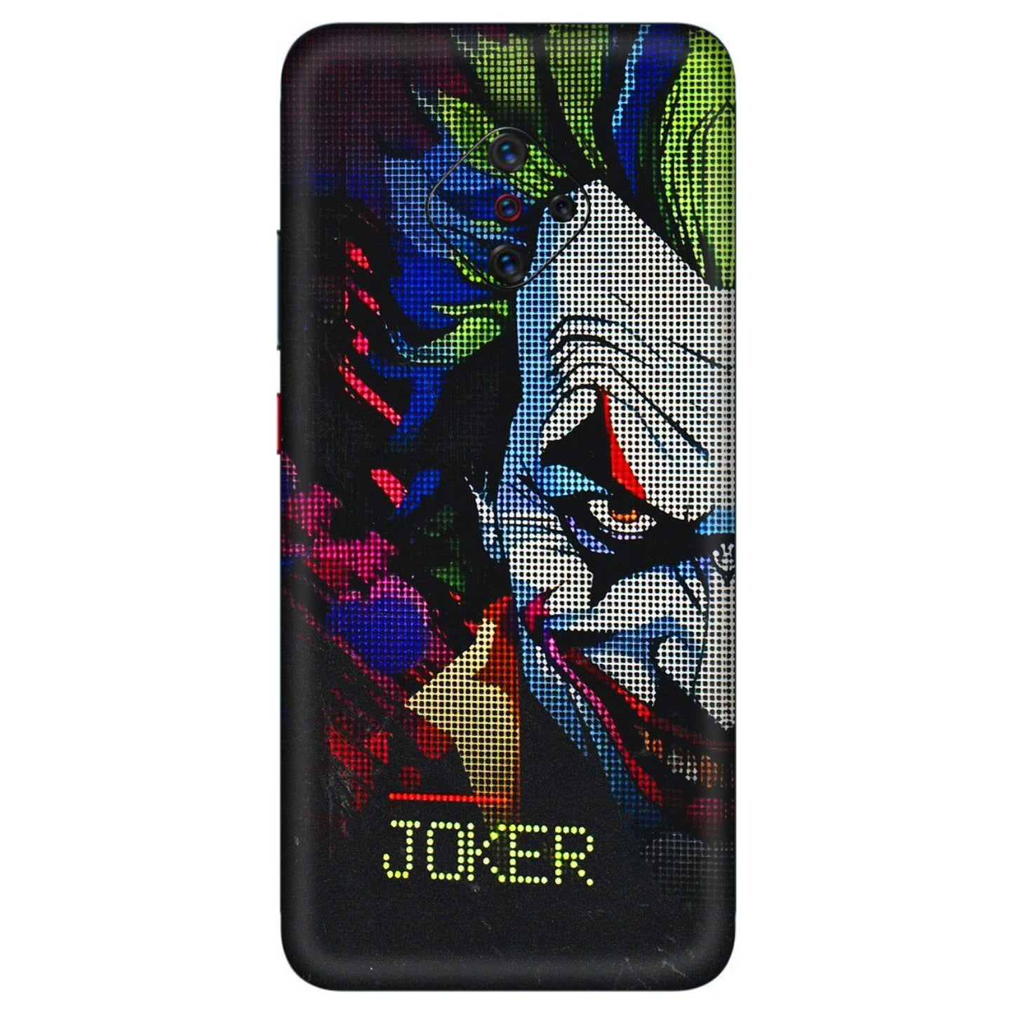 VIVO Z/V/X/T/U/S Series Phone Skins (All Models) - Joker Dot Matrix - 3D Embossed Finish (L-08) Vivo S1 Pro