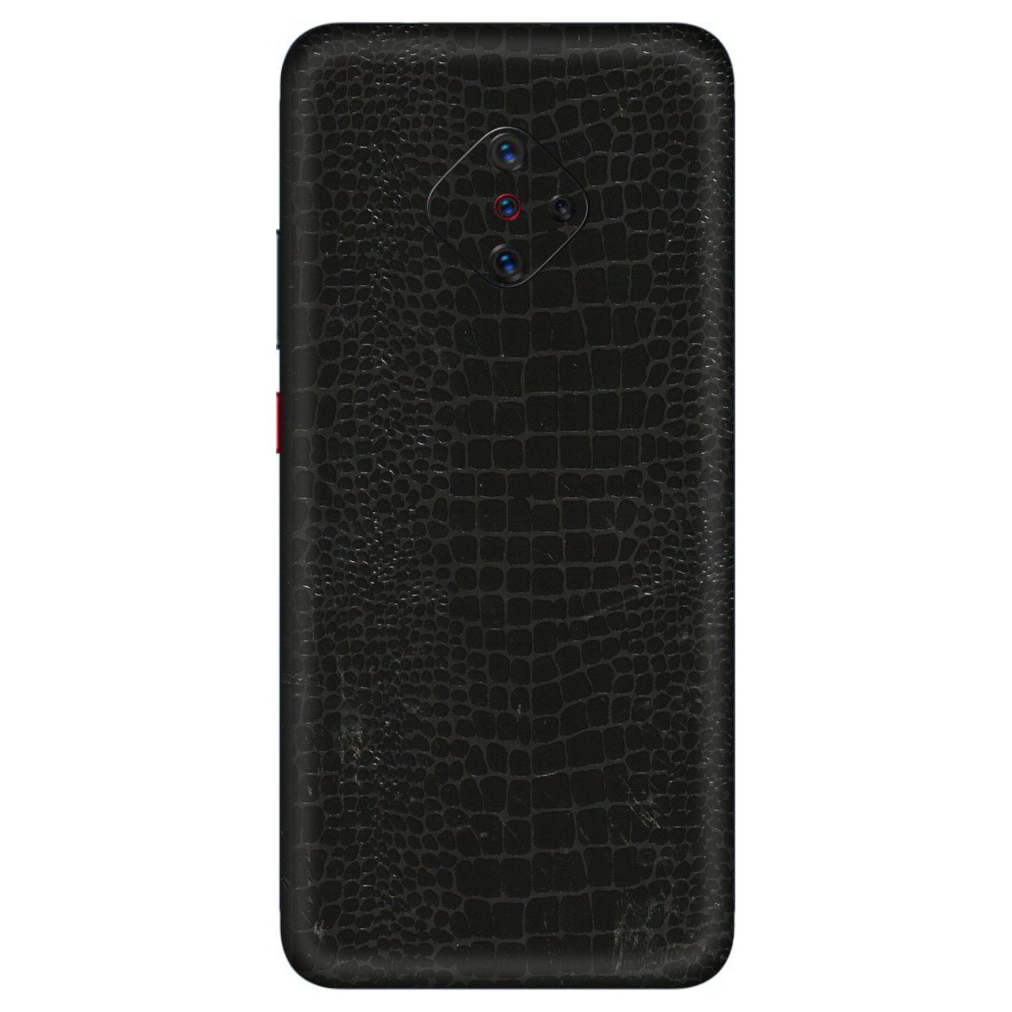 VIVO Z/V/X/T/U/S Series Phone Skins (All Models) - Snake Leather Black - 3D Embossed Finish (L-107) Vivo S1 Pro