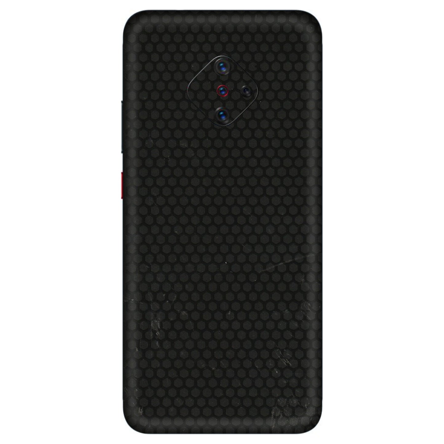 VIVO Z/V/X/T/U/S Series Phone Skins (All Models) - Black honeycomb - 3D Embossed Finish (L-114) Vivo S1 Pro