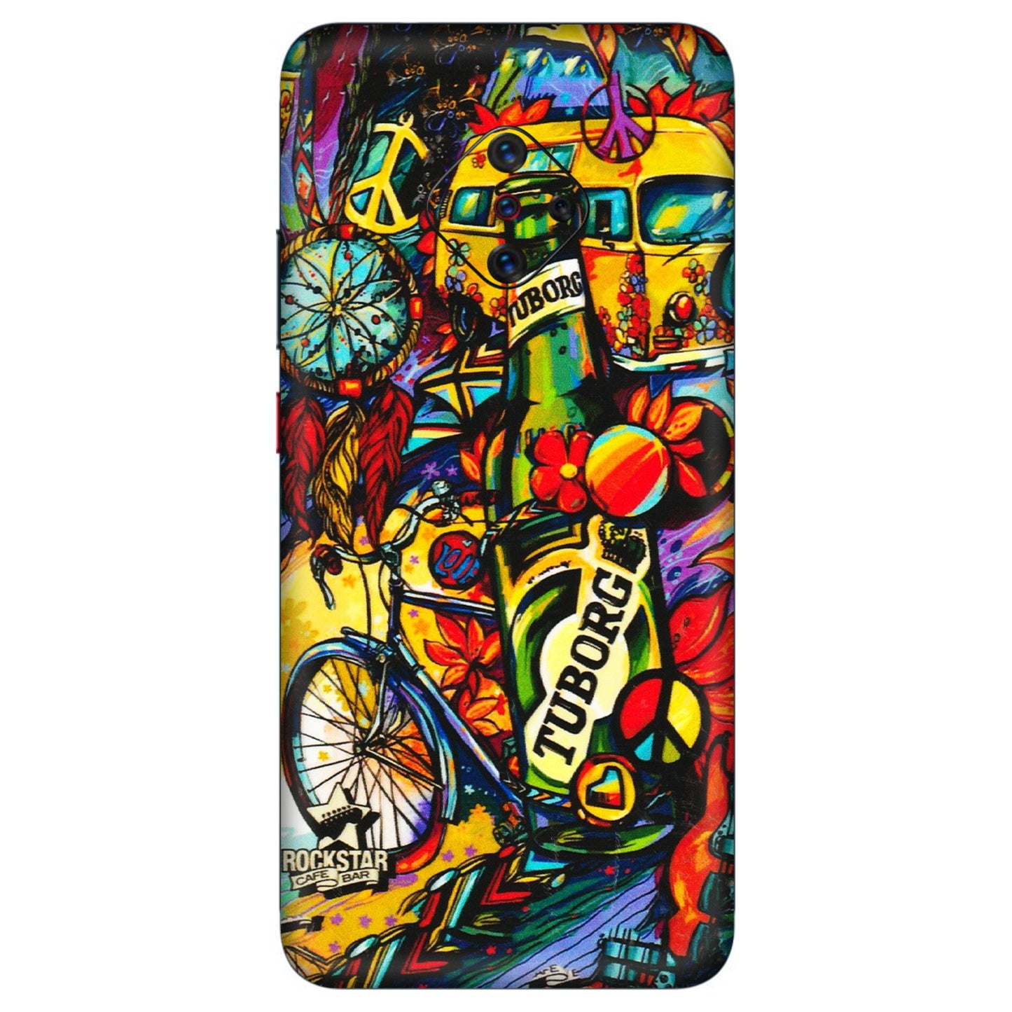 VIVO Z/V/X/T/U/S Series Phone Skins (All Models) - Cool Beer Bottle - 3D Embossed Finish (L-193) Vivo S1 Pro