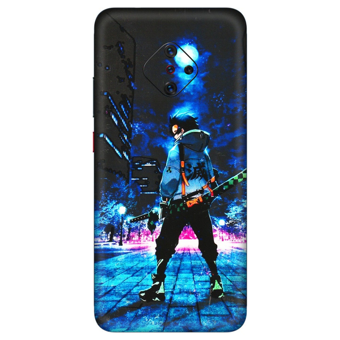 VIVO Z/V/X/T/U/S Series Phone Skins (All Models) - Demon Slayer Sword - 3D Embossed Finish (L-247) Vivo S1 Pro