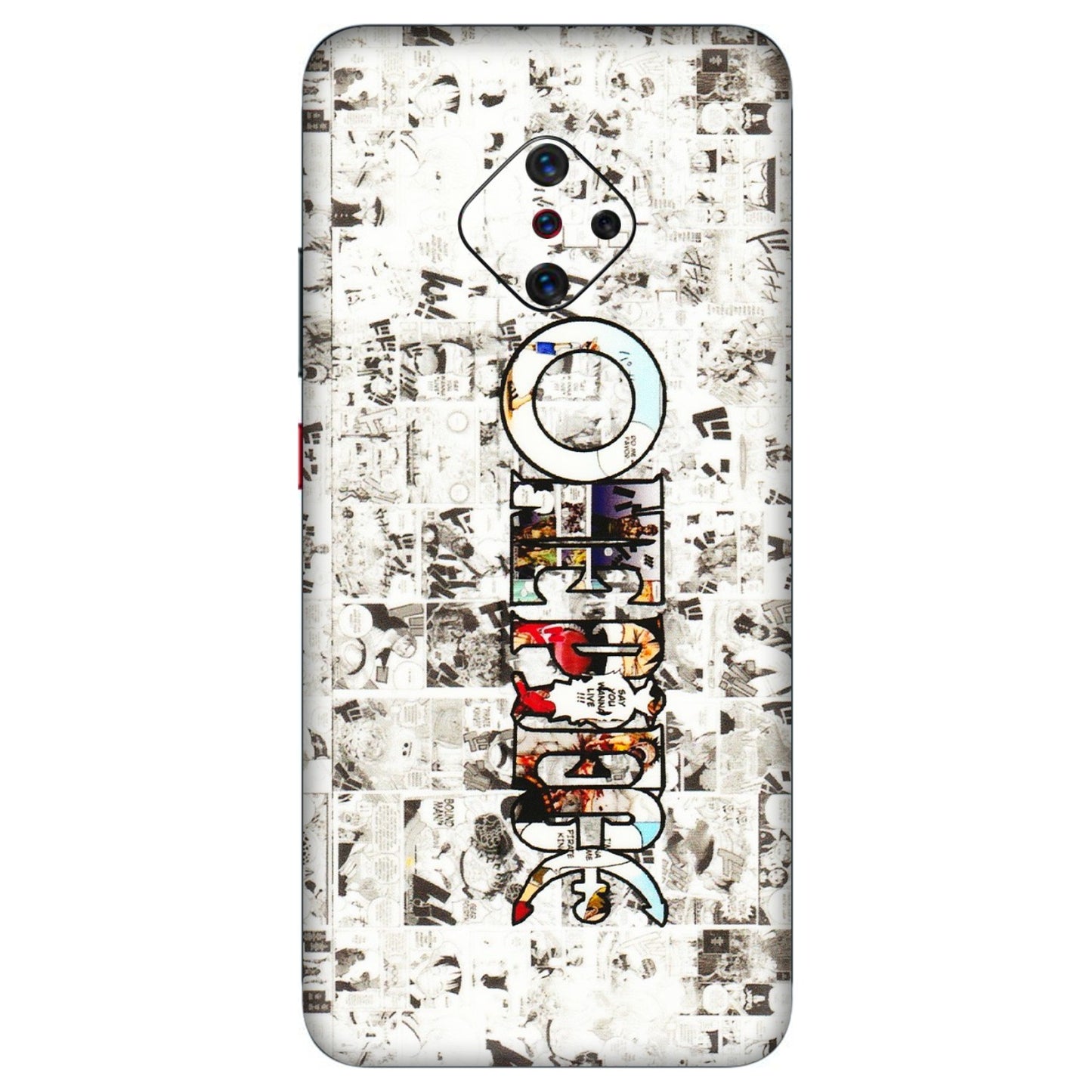 VIVO Z/V/X/T/U/S Series Phone Skins (All Models) - One Piece Manga - 3D Embossed Finish (L-26) Vivo S1 Pro