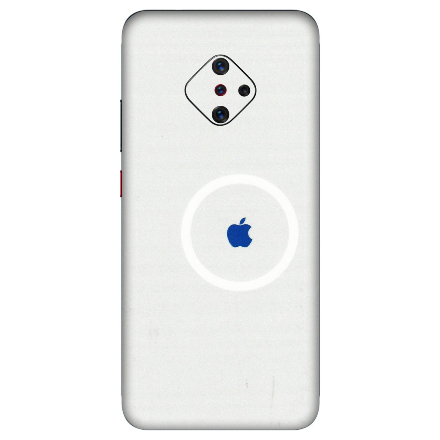 VIVO Z/V/X/T/U/S Series Phone Skins (All Models) - iPhone Magsafe Logo - 3D Embossed Finish (L-320) Vivo S1 Pro