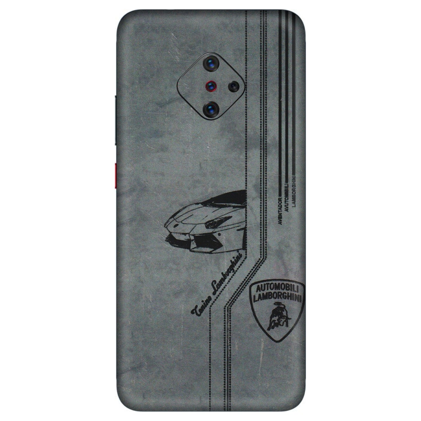 VIVO Z/V/X/T/U/S Series Phone Skins (All Models) - New Lamborgini Aventador - 3D Embossed Finish (L-321) Vivo S1 Pro