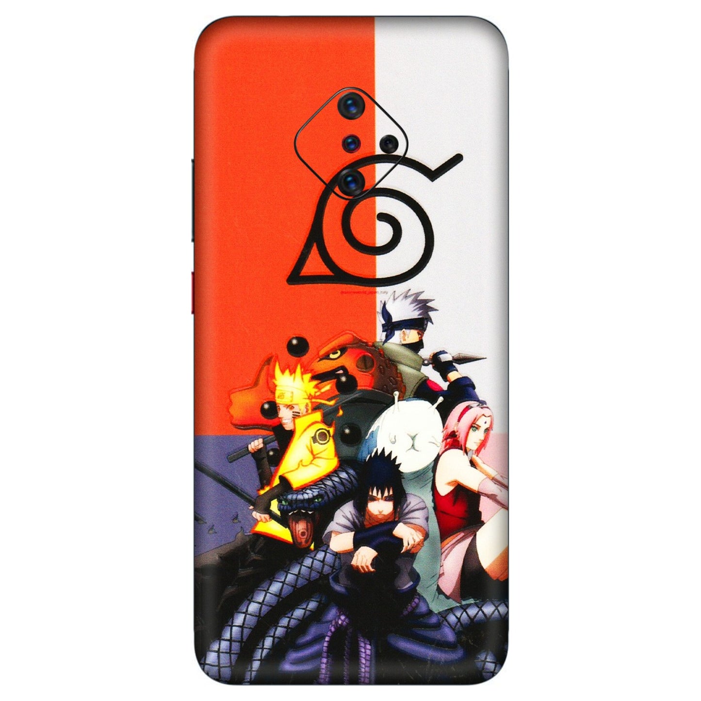 VIVO Z/V/X/T/U/S Series Phone Skins (All Models) - Naruto Final Fight - 3D Embossed Finish (L-33) Vivo S1 Pro