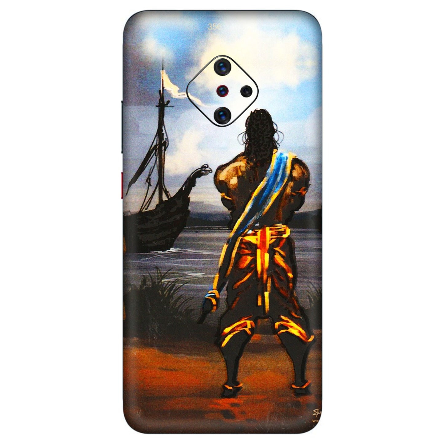 VIVO Z/V/X/T/U/S Series Phone Skins (All Models) - Heavenly God Figure - 3D Embossed Finish (L-34) Vivo S1 Pro