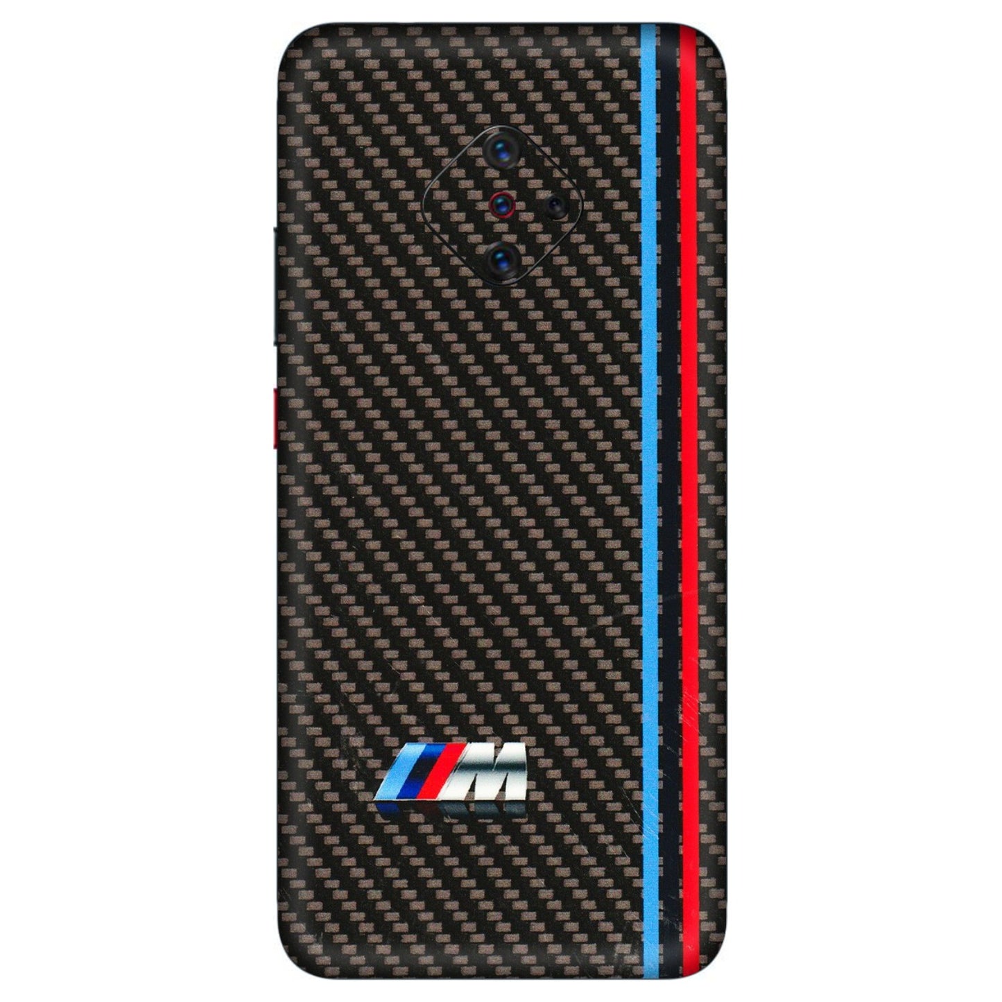 VIVO Z/V/X/T/U/S Series Phone Skins (All Models) - BM Carbon Fiber Feels - 3D Embossed Finish (L-38) Vivo S1 Pro