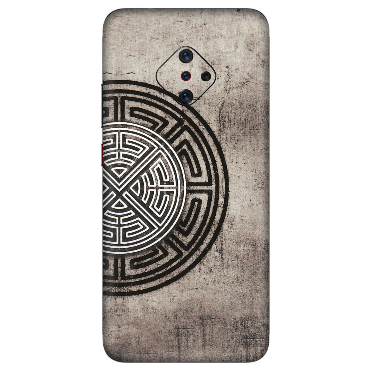 VIVO Z/V/X/T/U/S Series Phone Skins (All Models) - Mysterious Circular Design - 3D Embossed Finish (L-63) Vivo S1 Pro
