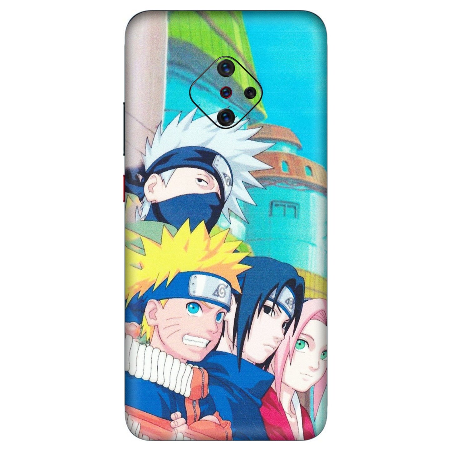 VIVO Z/V/X/T/U/S Series Phone Skins (All Models) - Team Minato And Kakashi - Matte Finish (M-101) Vivo S1 Pro