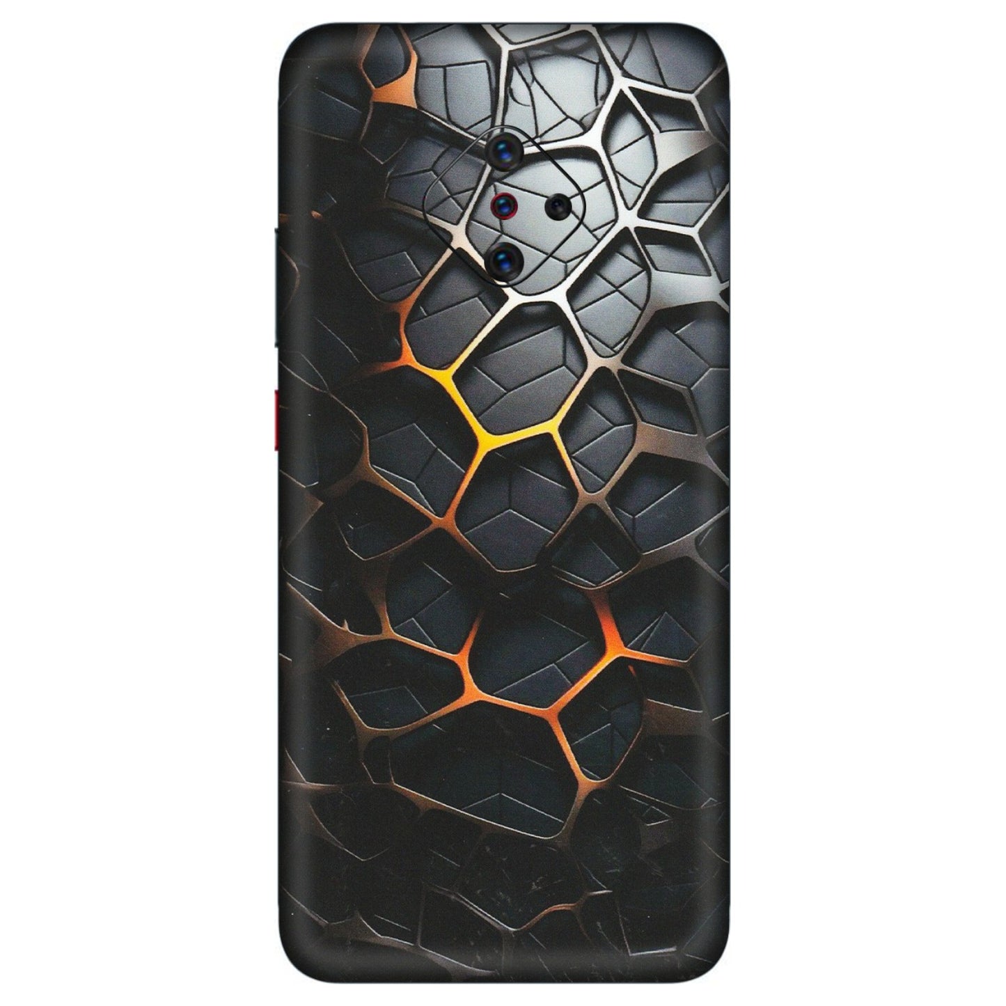 VIVO Z/V/X/T/U/S Series Phone Skins (All Models) - New Abstract Graphite Tiles - Matte Finish (M-130) Vivo S1 Pro
