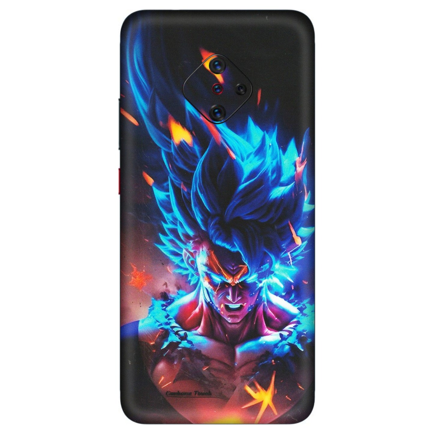 VIVO Z/V/X/T/U/S Series Phone Skins (All Models) - Angry Goku Dragon Ball Anime - Matte Finish (M-150) Vivo S1 Pro
