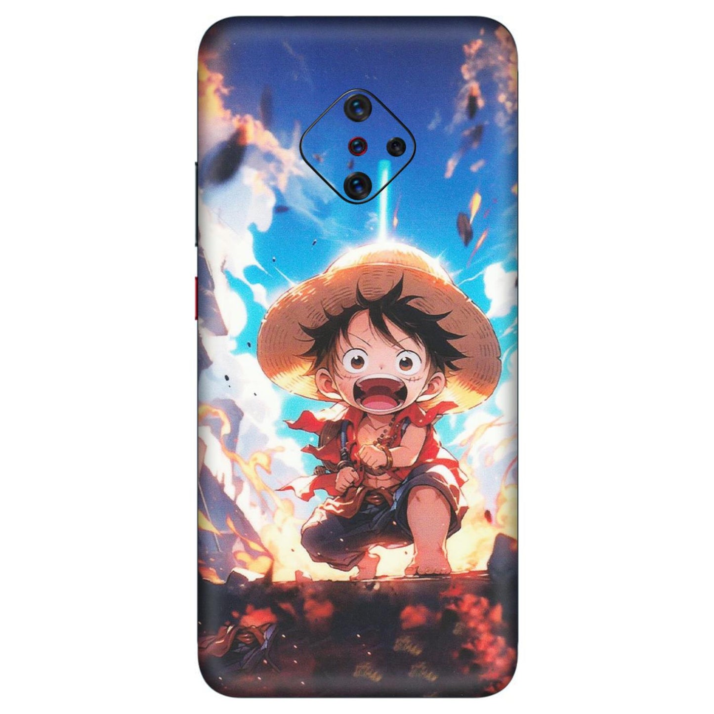 VIVO Z/V/X/T/U/S Series Phone Skins (All Models) - Toon One Piece Cute Character - Matte Finish (M-35) Vivo S1 Pro