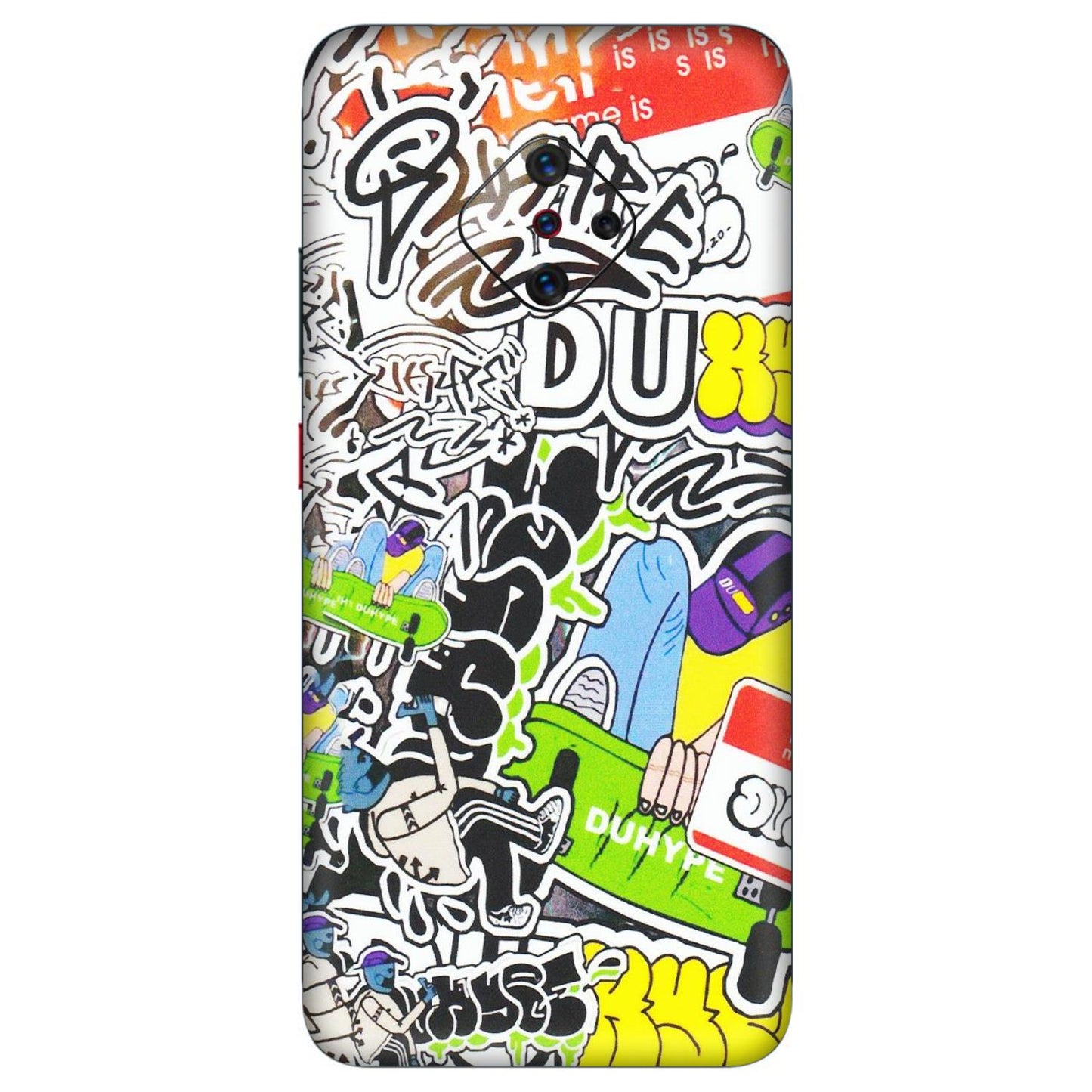 VIVO Z/V/X/T/U/S Series Phone Skins (All Models) - Dope Graffiti - Matte Finish (M-61) Vivo S1 Pro