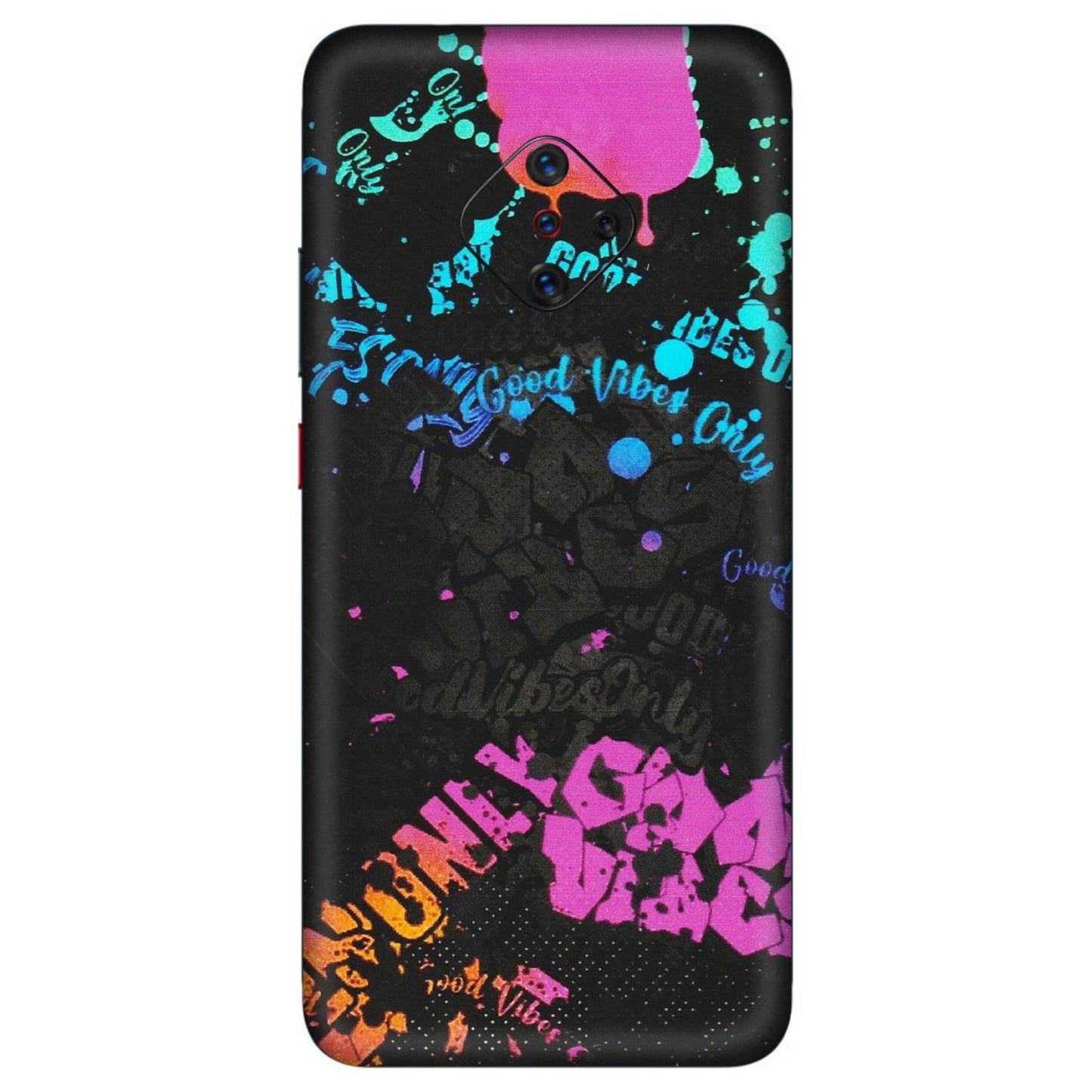 VIVO Z/V/X/T/U/S Series Phone Skins (All Models) - Majestic Black Vibes - Matte Finish (M-62) Vivo S1 Pro
