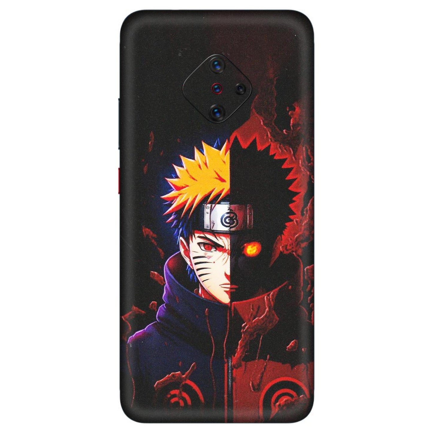 VIVO Z/V/X/T/U/S Series Phone Skins (All Models) - Naruto X Evil - Matte Finish (M-70) Vivo S1 Pro
