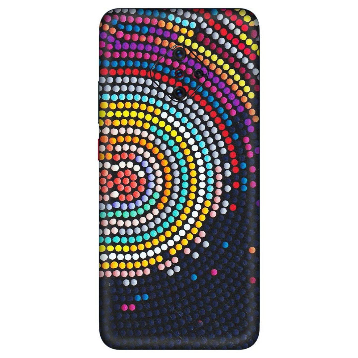 VIVO Z/V/X/T/U/S Series Phone Skins (All Models) - Rainbow Dot Mandala - Matte Finish (M-97) Vivo S1 Pro