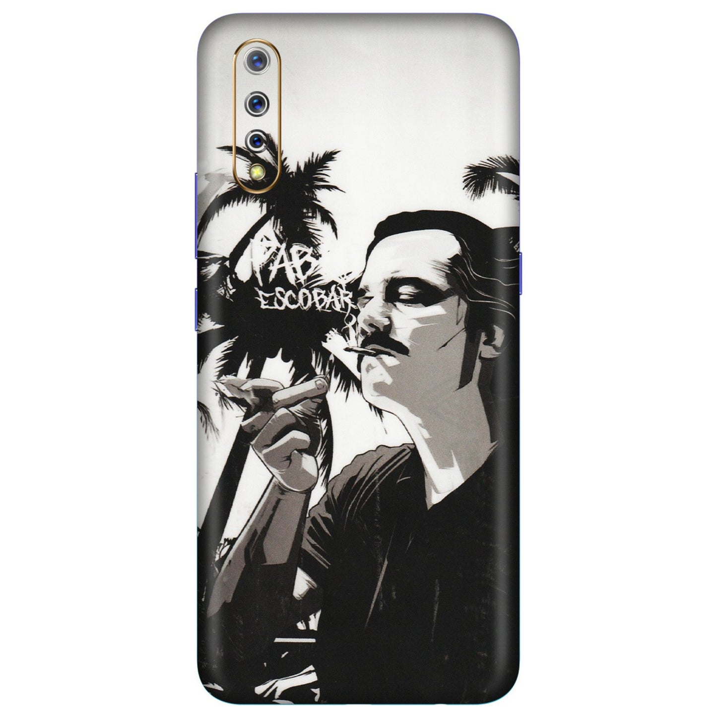 VIVO Z/V/X/T/U/S Series Phone Skins (All Models) - Pab Escobar - Transparent Finish (T-05) Vivo S1